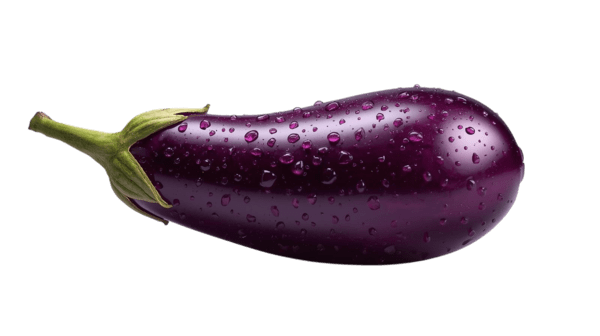 berenjena morada fondo transparente